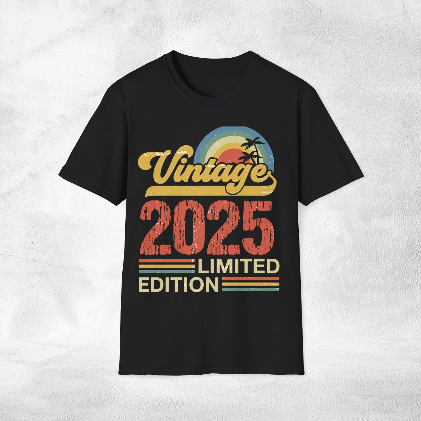 Unisex year of birth shirt 2025