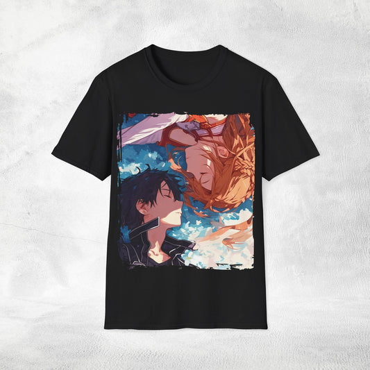Unisex anime shirt Kazuto Kirigaya / Kirito and Asuna Yuuki