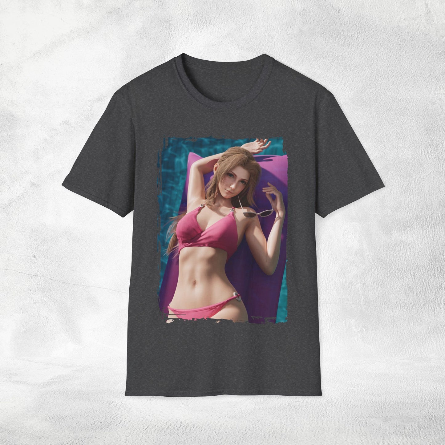 Unisex Gaming shirt Final Fantasy Aerith Gainsborough swimsuit