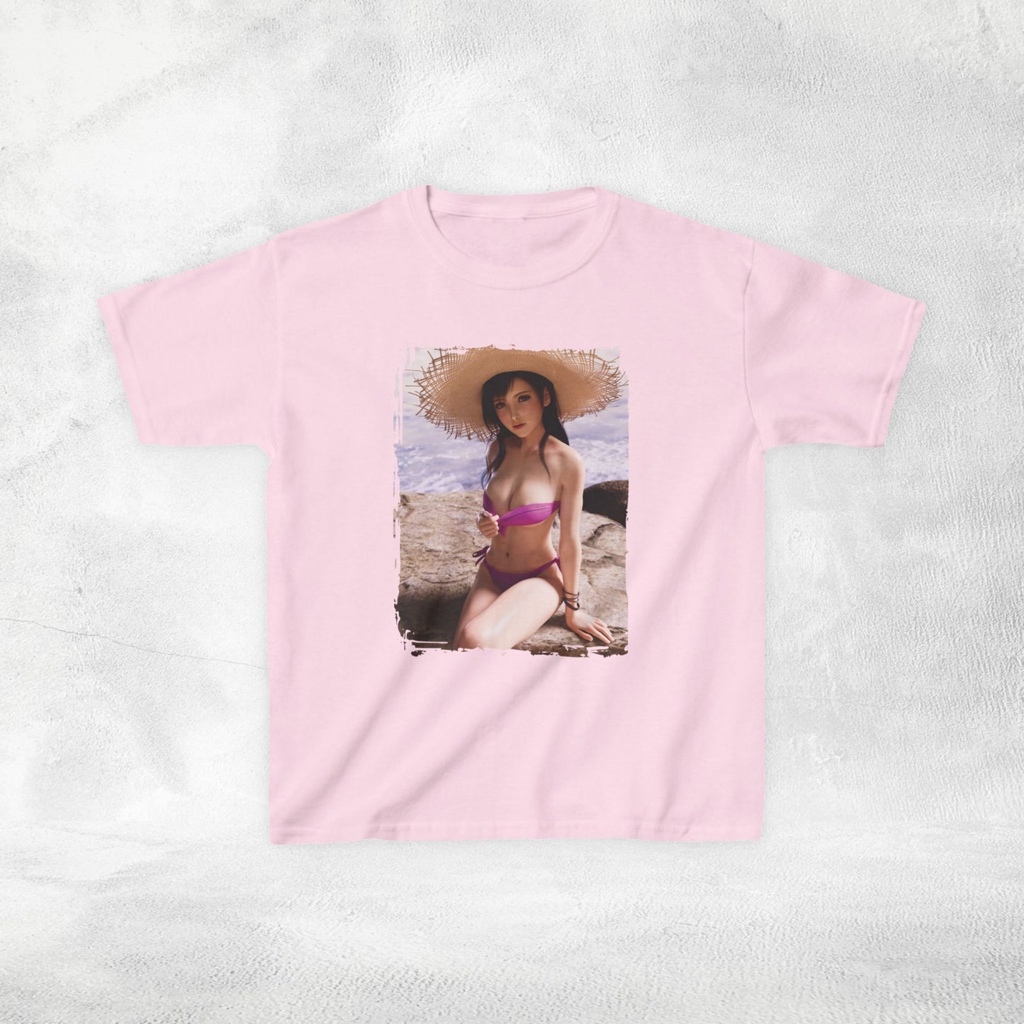 Kids  gaming shirt Final Fantasy Tifa Lockhart Swimsuit