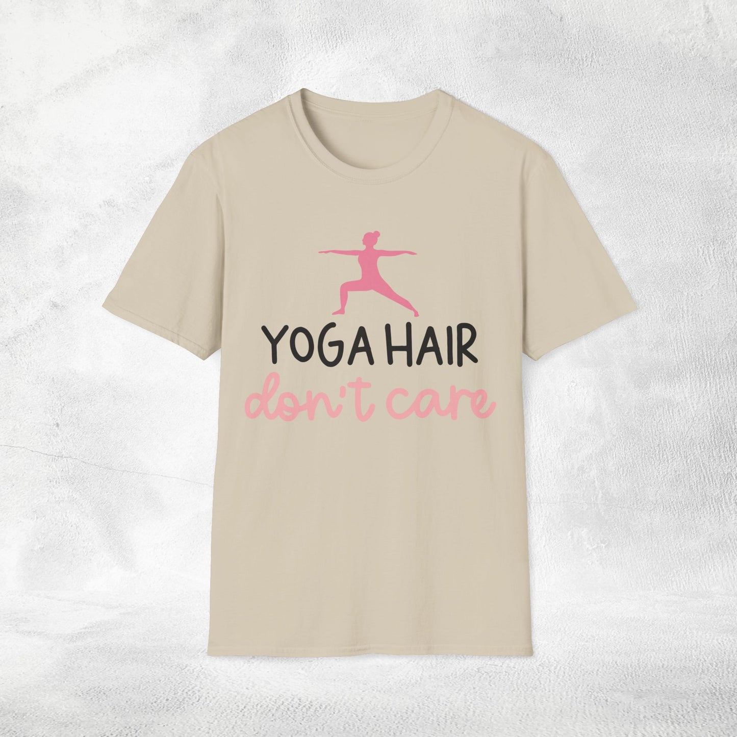 Women's yoga shirt yoga hair dont care