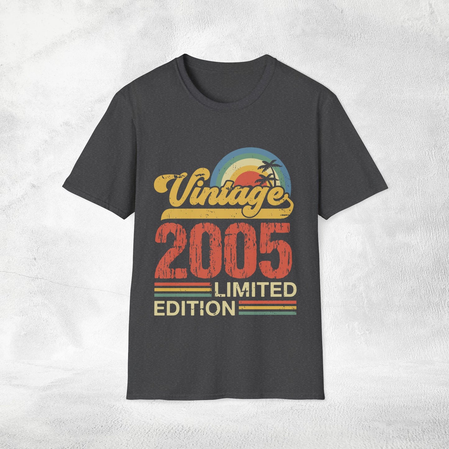 Unisex year of birth shirt 2005