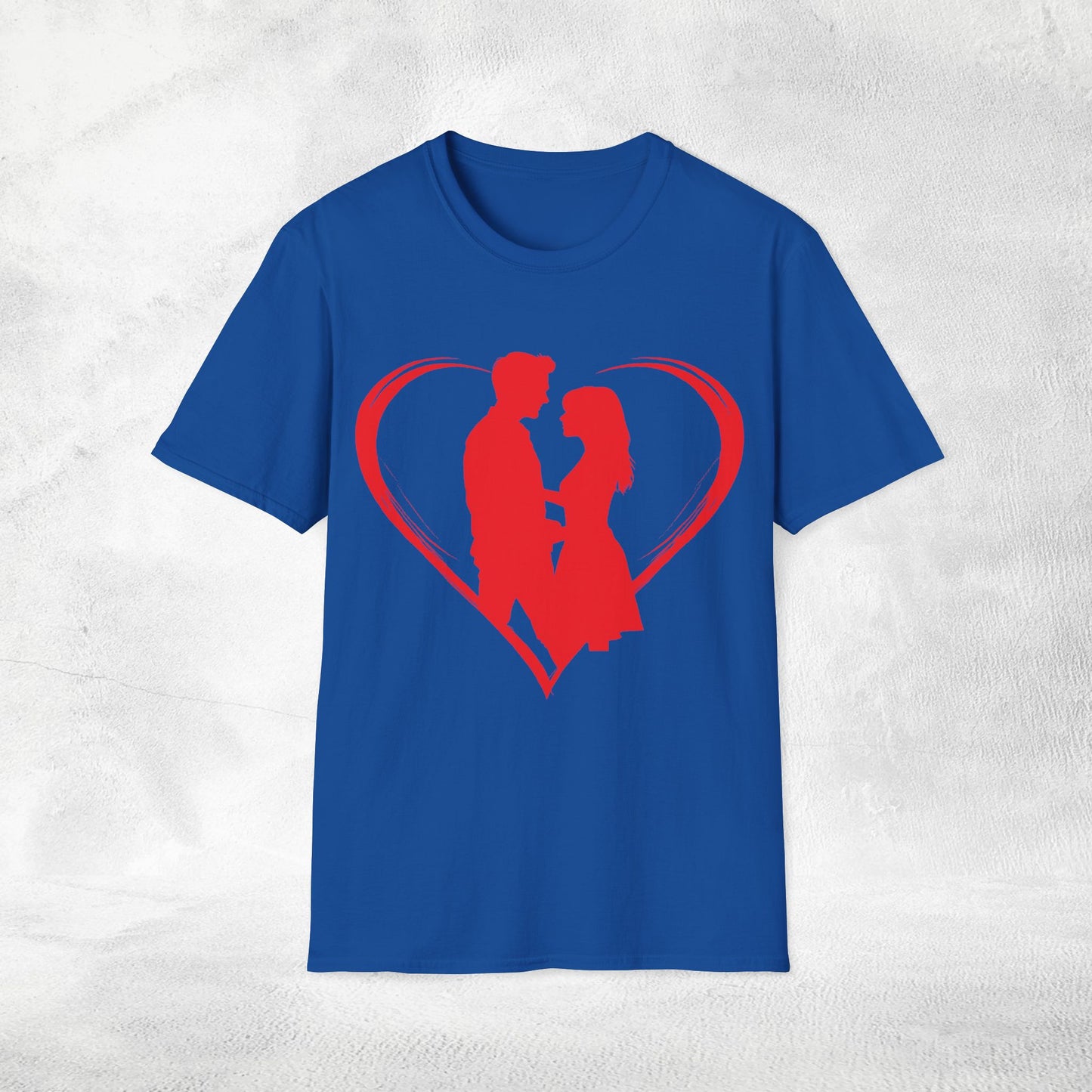 Unisex couples T-Shirt heart