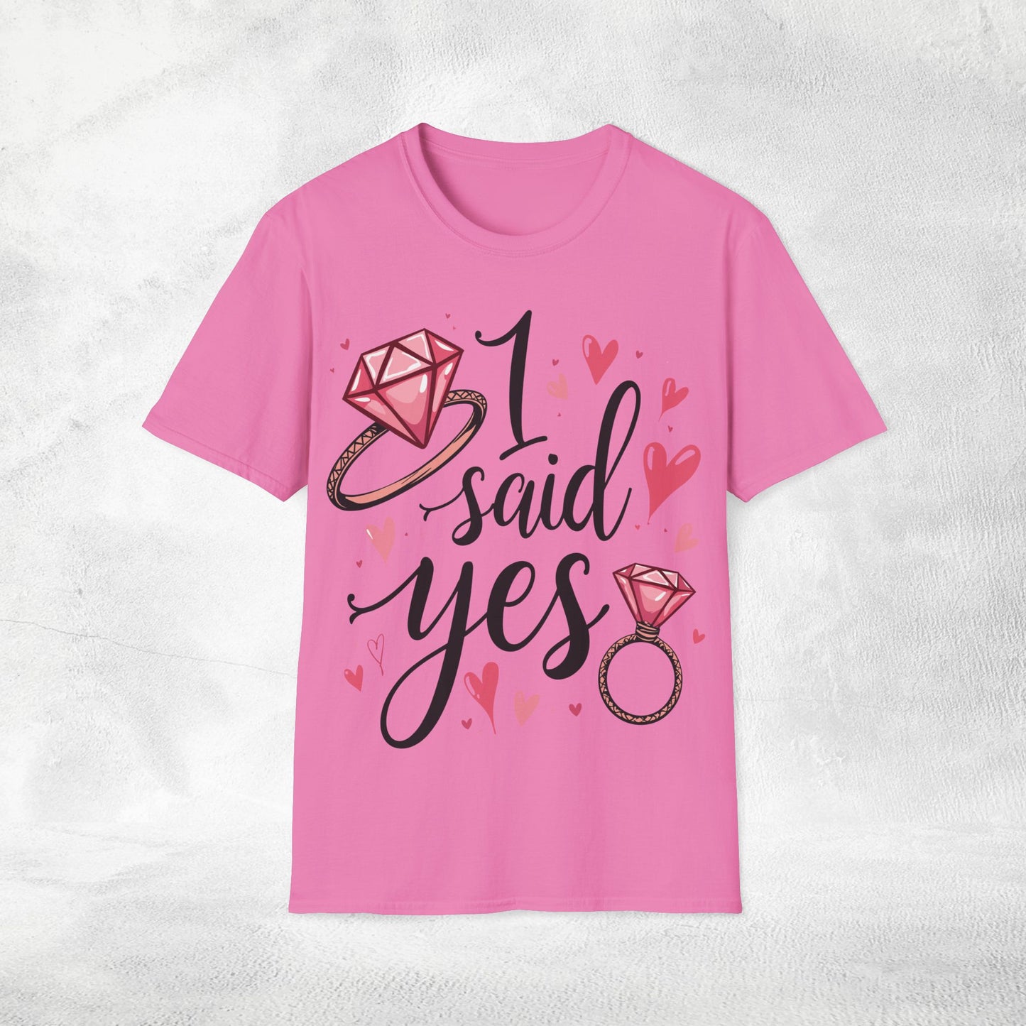 Women's T-Shirt I said yes bachelorette party