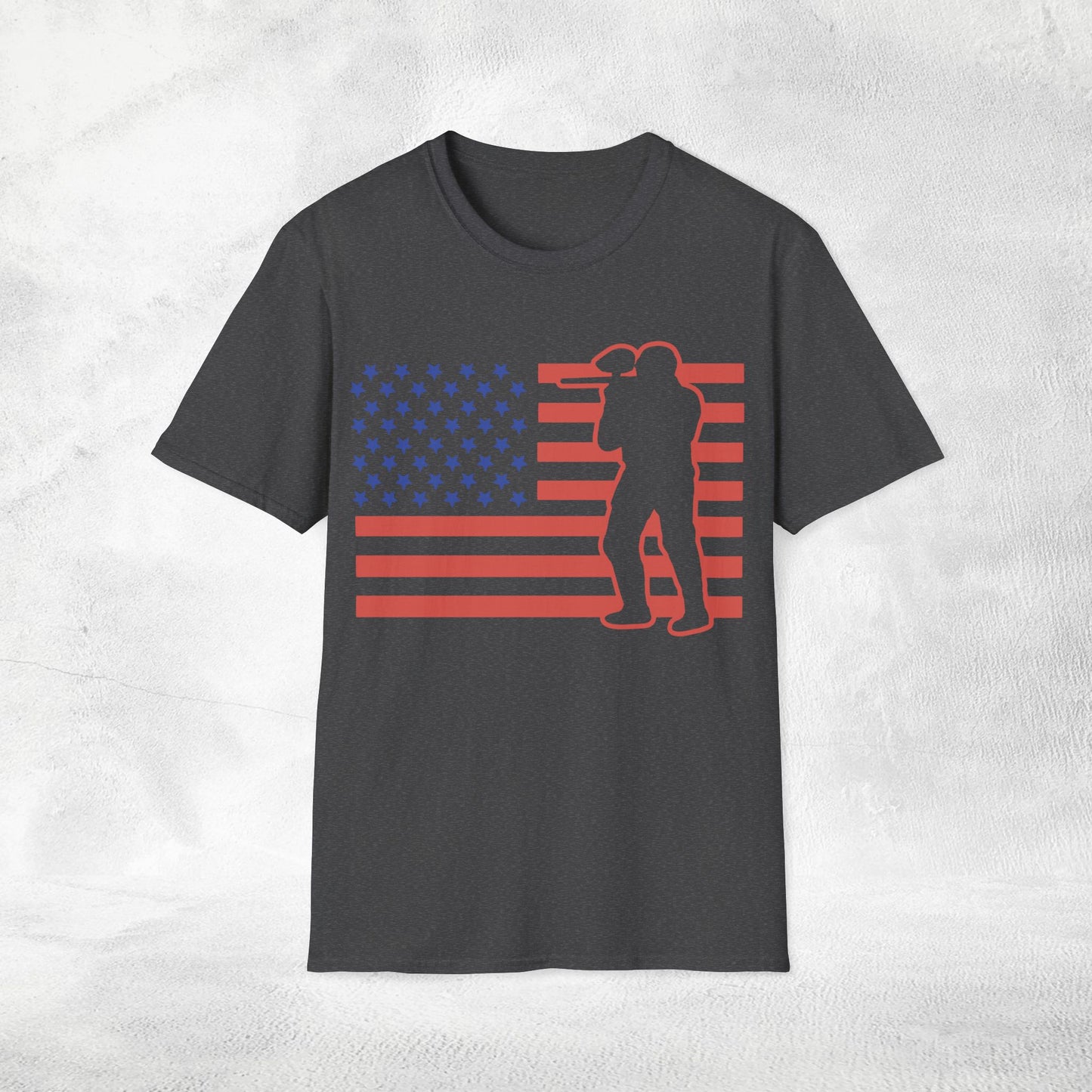 Unisex Paintball shirt flag