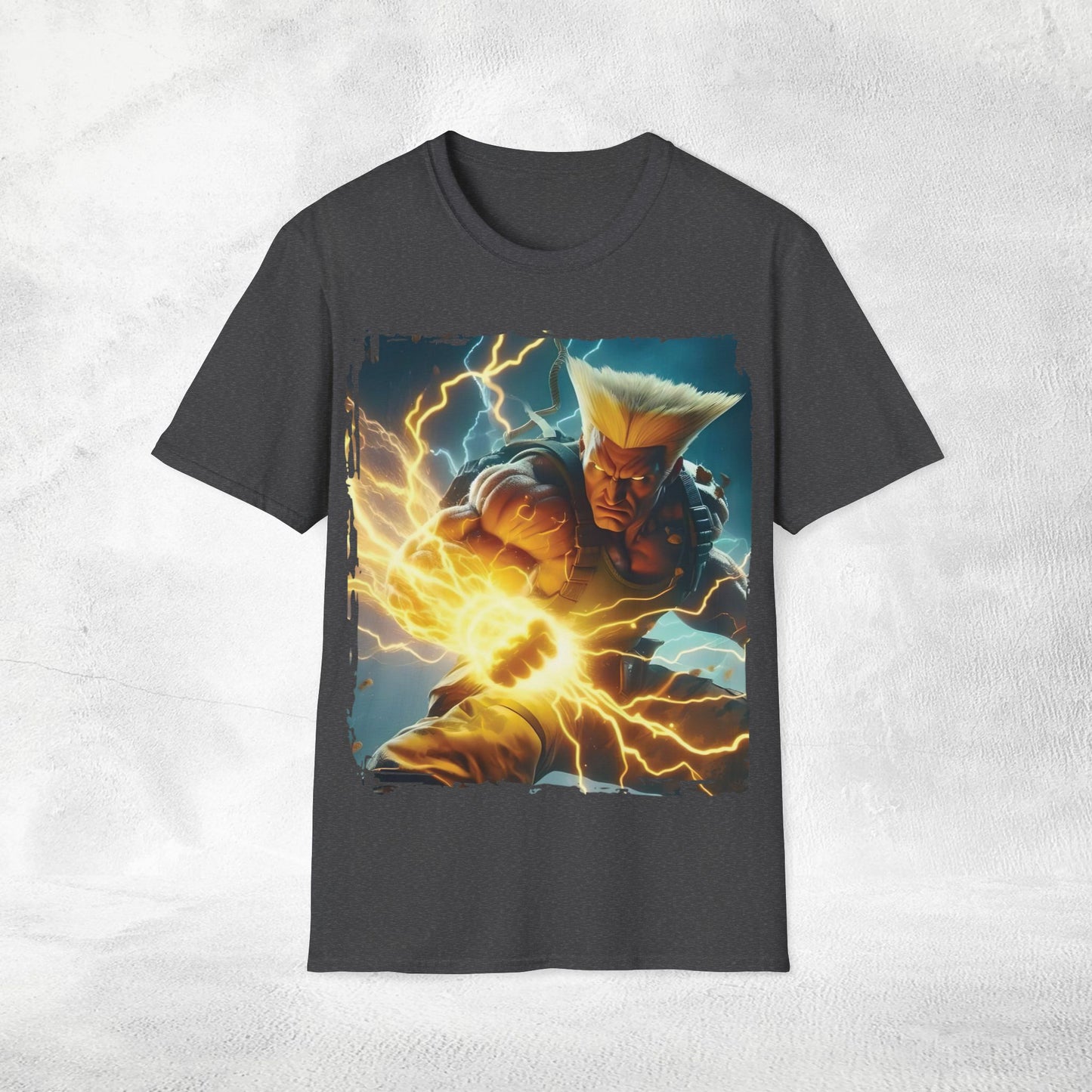 Unisex gaming shirt Street Fighter Guile
