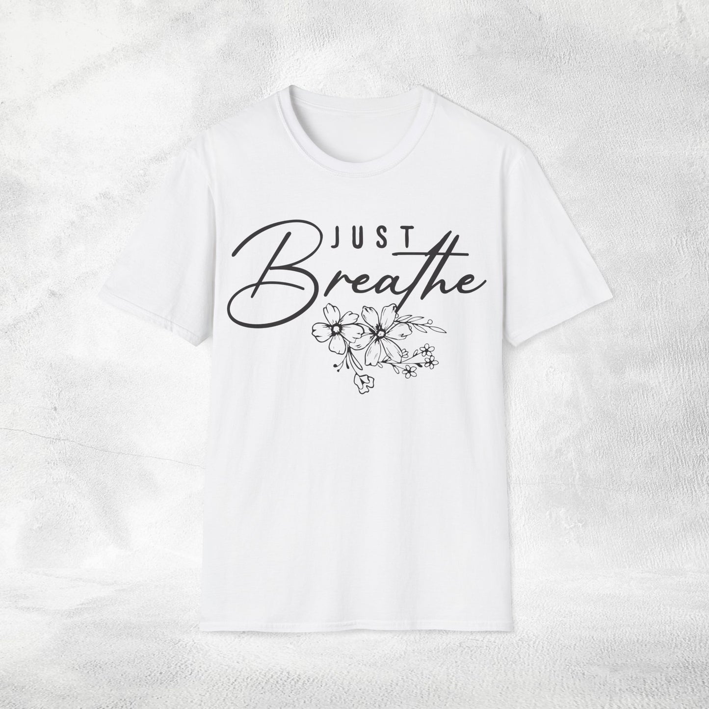 Women's Slogan T-shirt just breathe