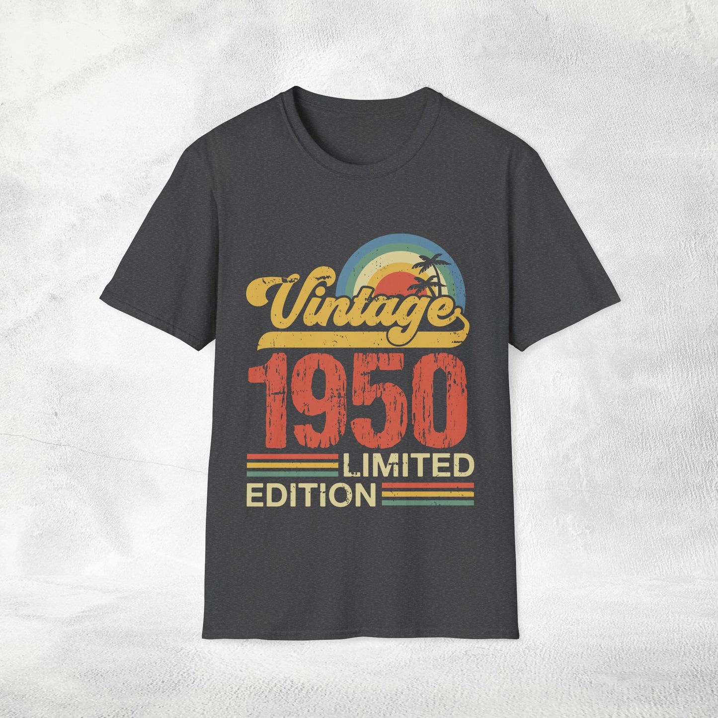 Unisex year of birth shirt 1950