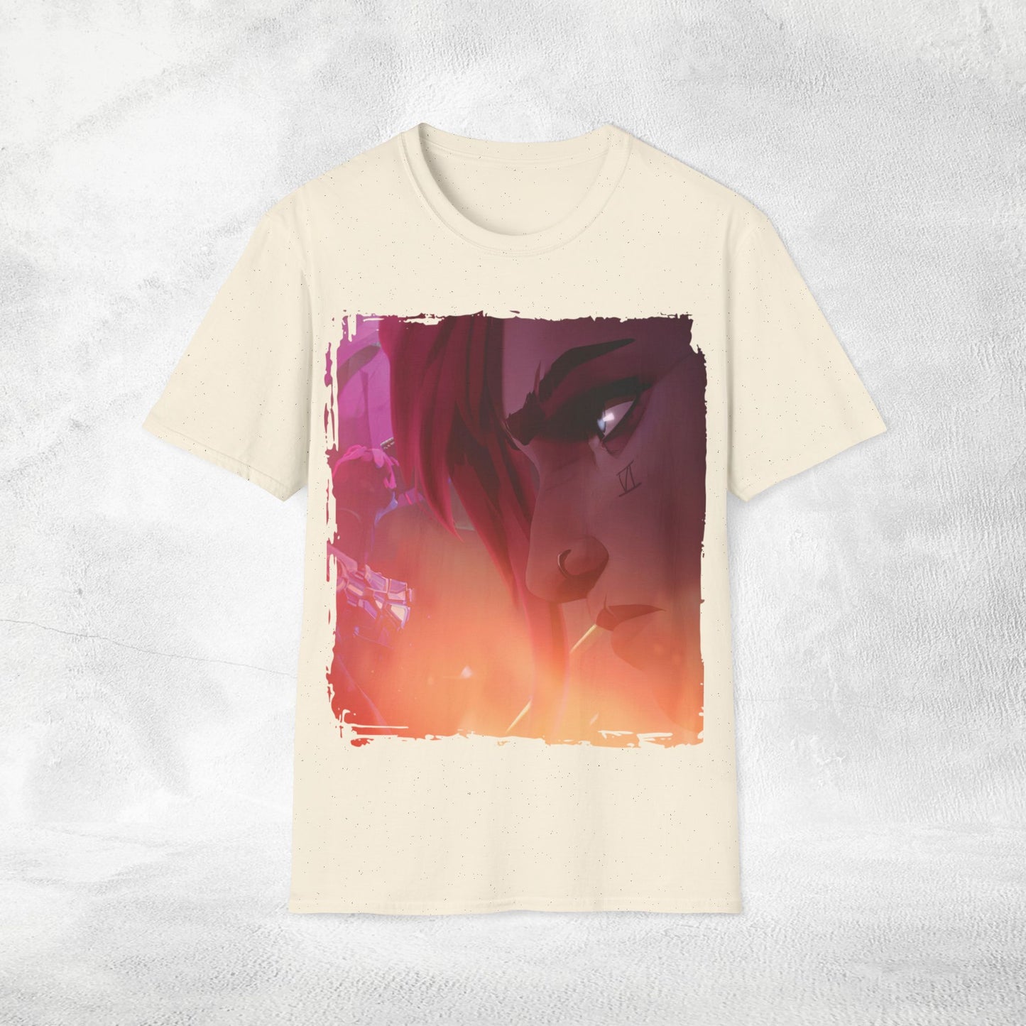 Unisex Gaming shirt Arcane Series LOL Vi
