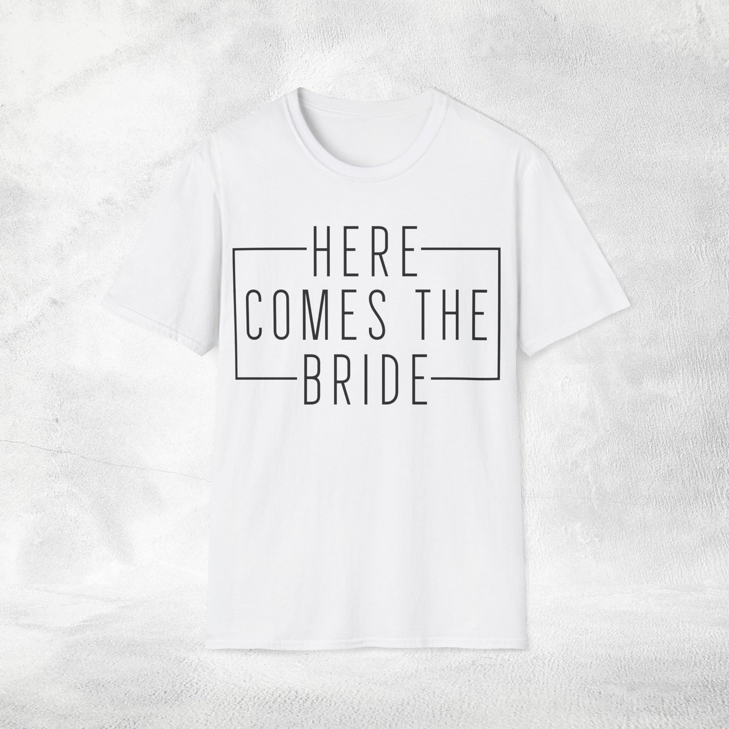 Women's T-Shirt here comes the bride bachelorette party