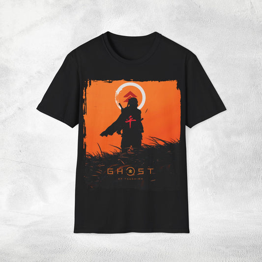 Unisex gaming shirt Ghost of Tsushima