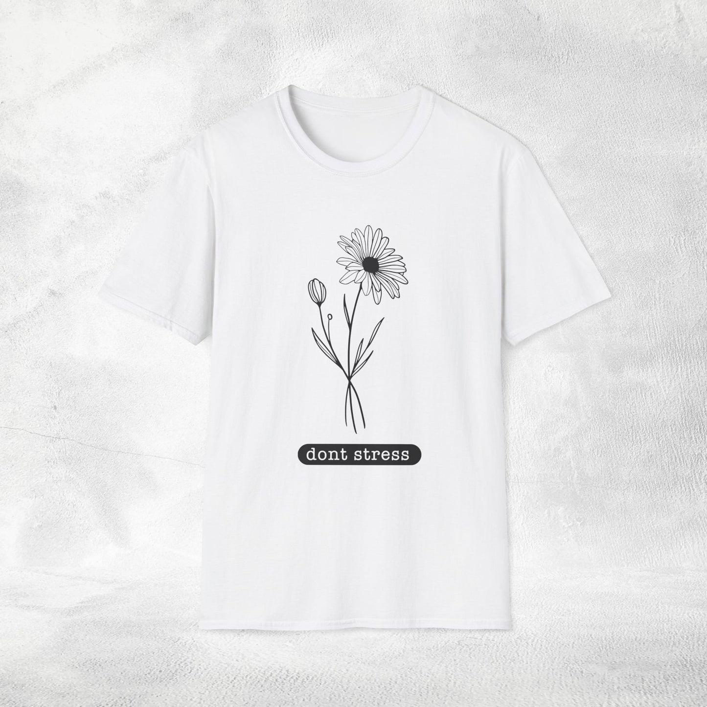 Womens Slogan T-shirt dont stress