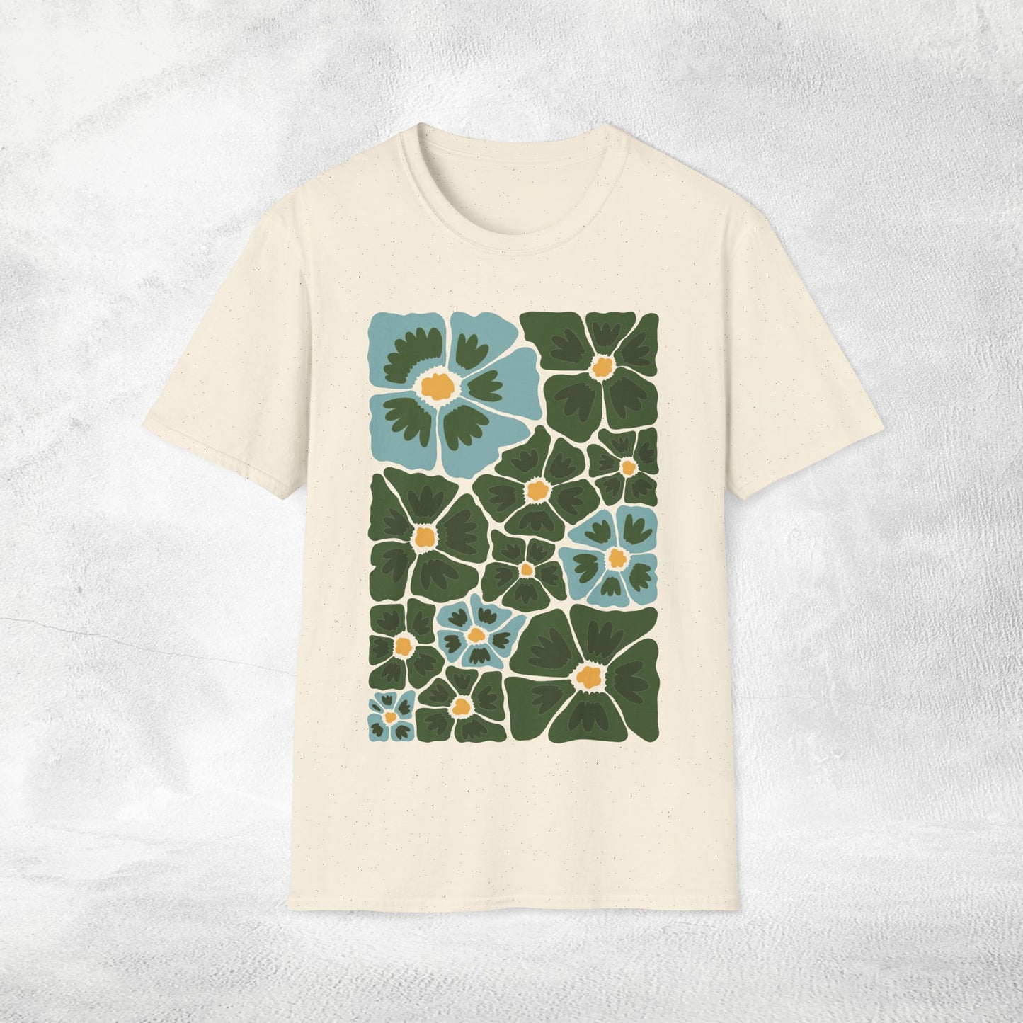 Womens shirt Dänische Blumen