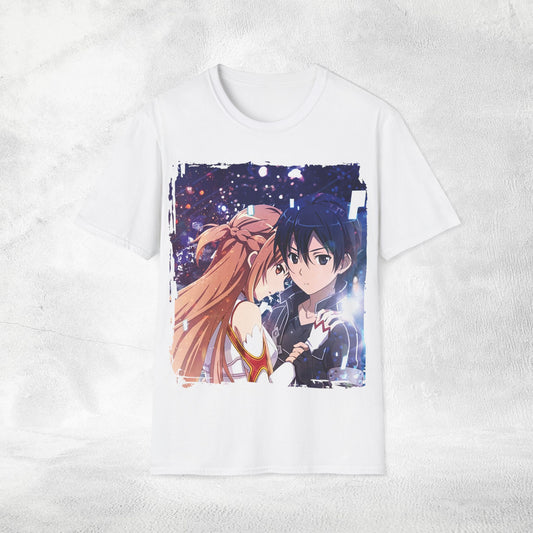 Unisex anime shirt Kazuto Kirigaya / Kirito and Asuna Yuuki
