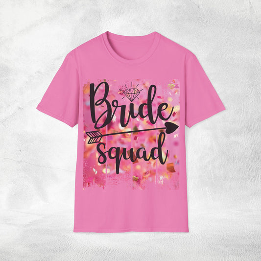 Women's T-Shirt bride squad bachelorette party