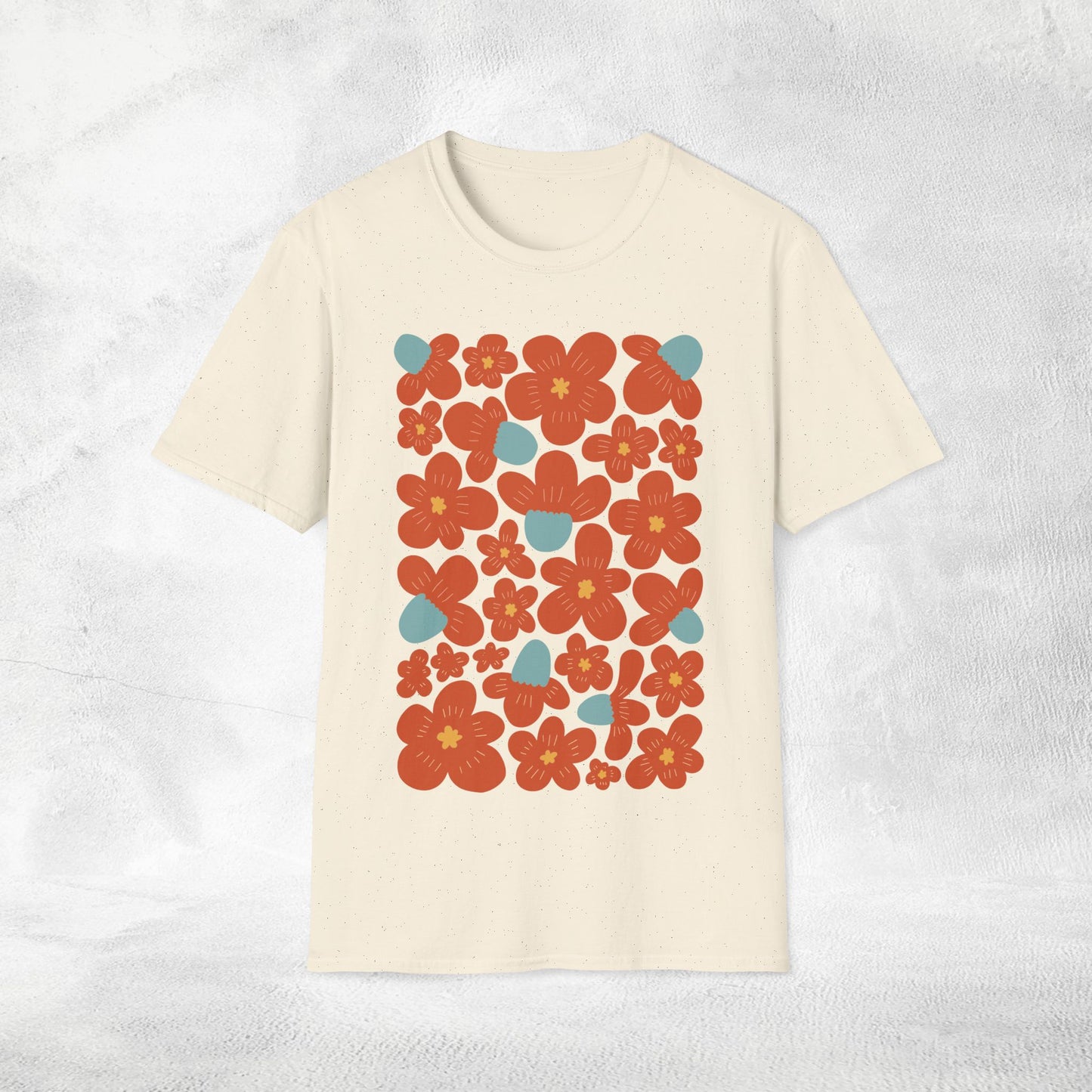 Womens shirt Dänische Blumen