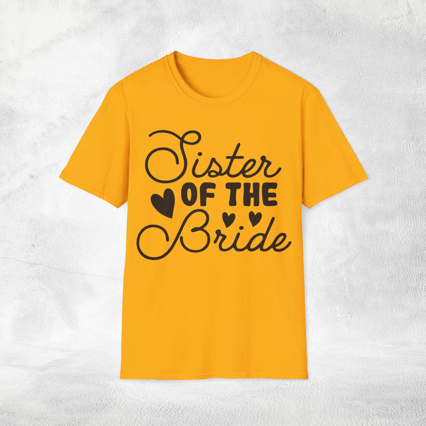 Women's T-Shirt sister of the bride bachelorette party
