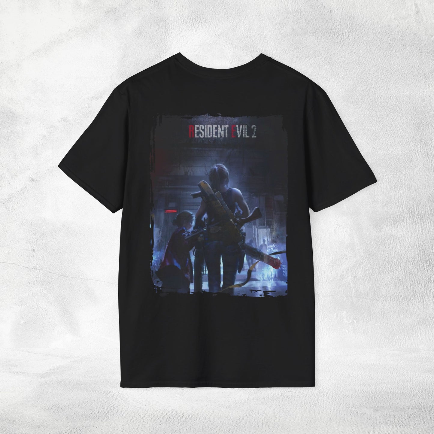 Unisex Gaming shirt Resident Evil 2 BACKPRINT