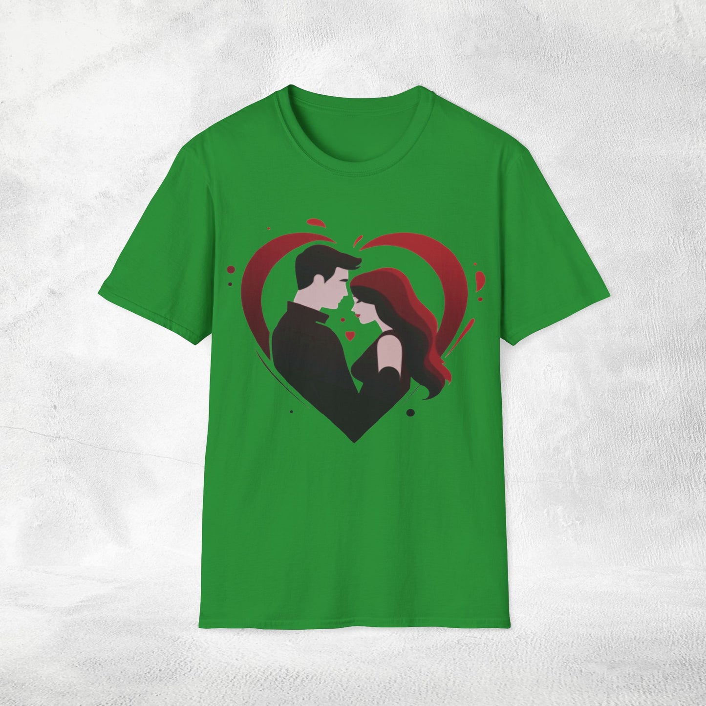 Unisex couples T-Shirt heart