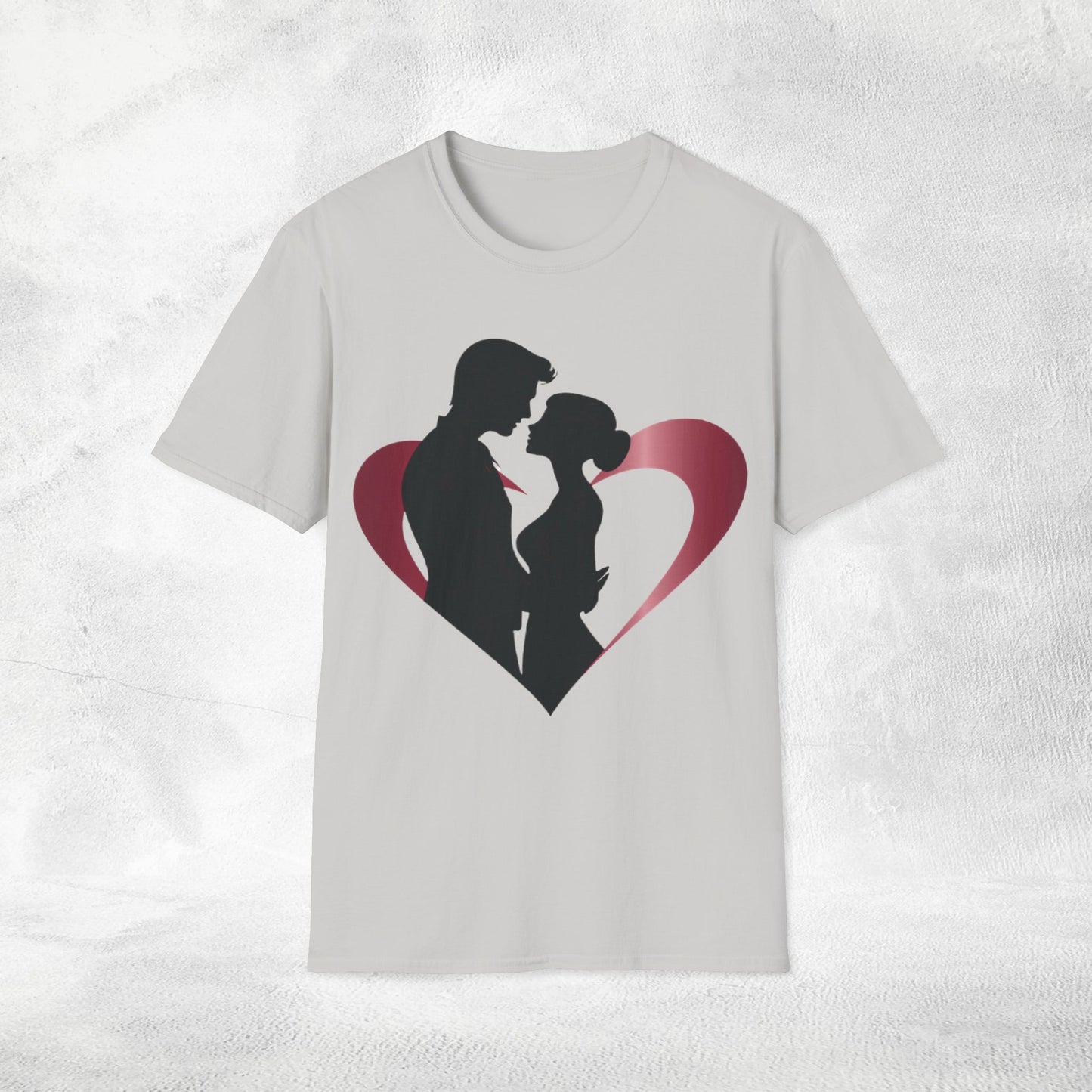 Unisex couples T-Shirt heart