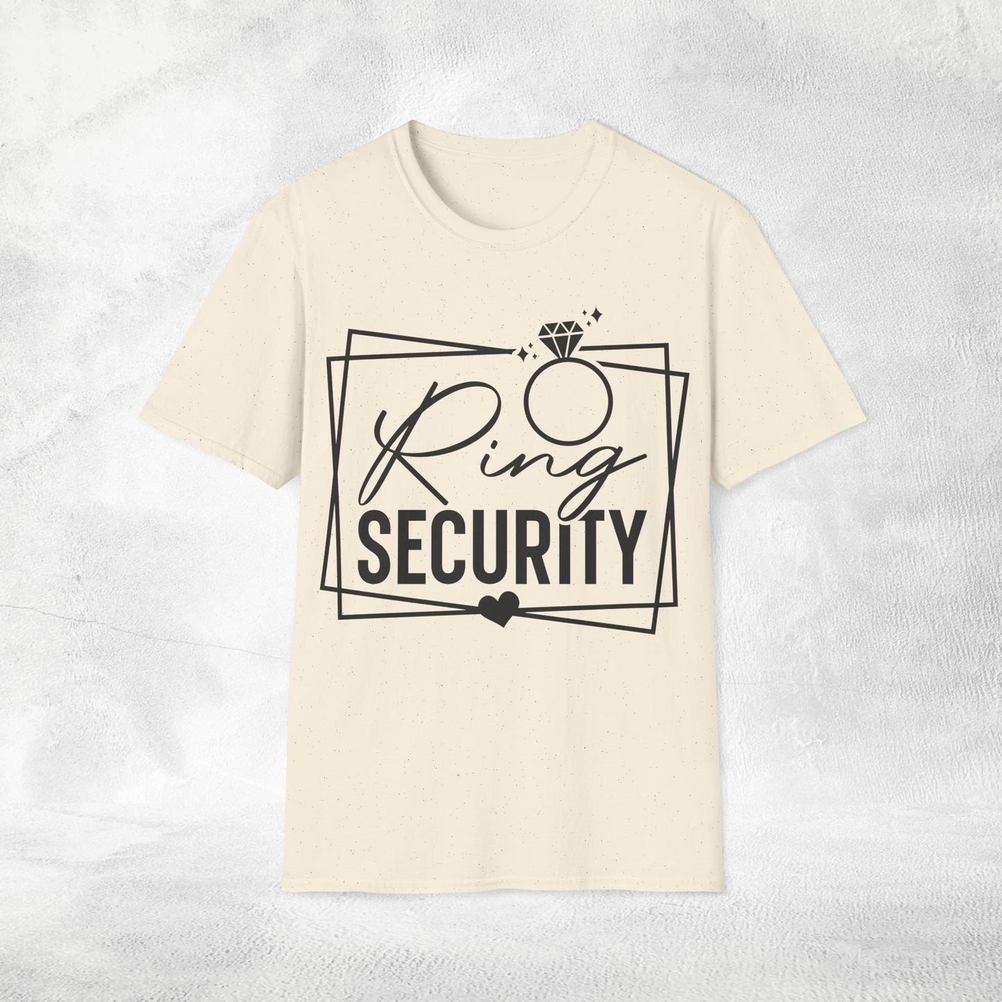 Womens T-Shirt ring security bachelorette party