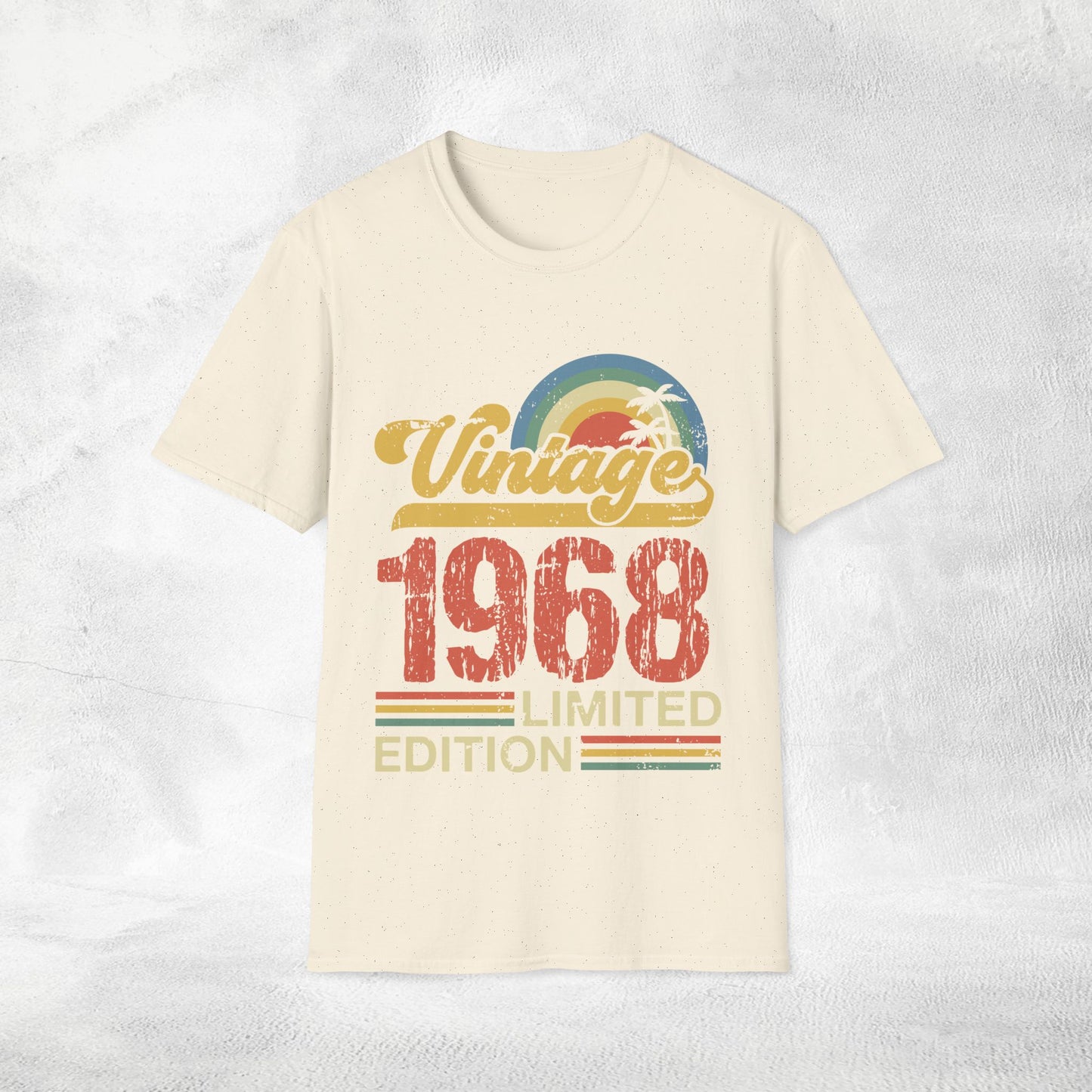 Unisex year of birth shirt 1968