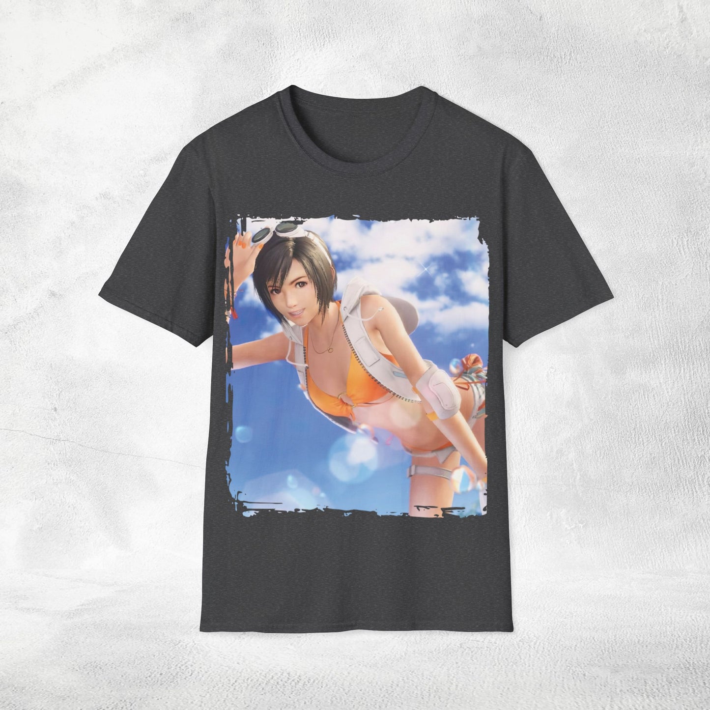 Unisex gaming shirt FF7 Yuffie beach