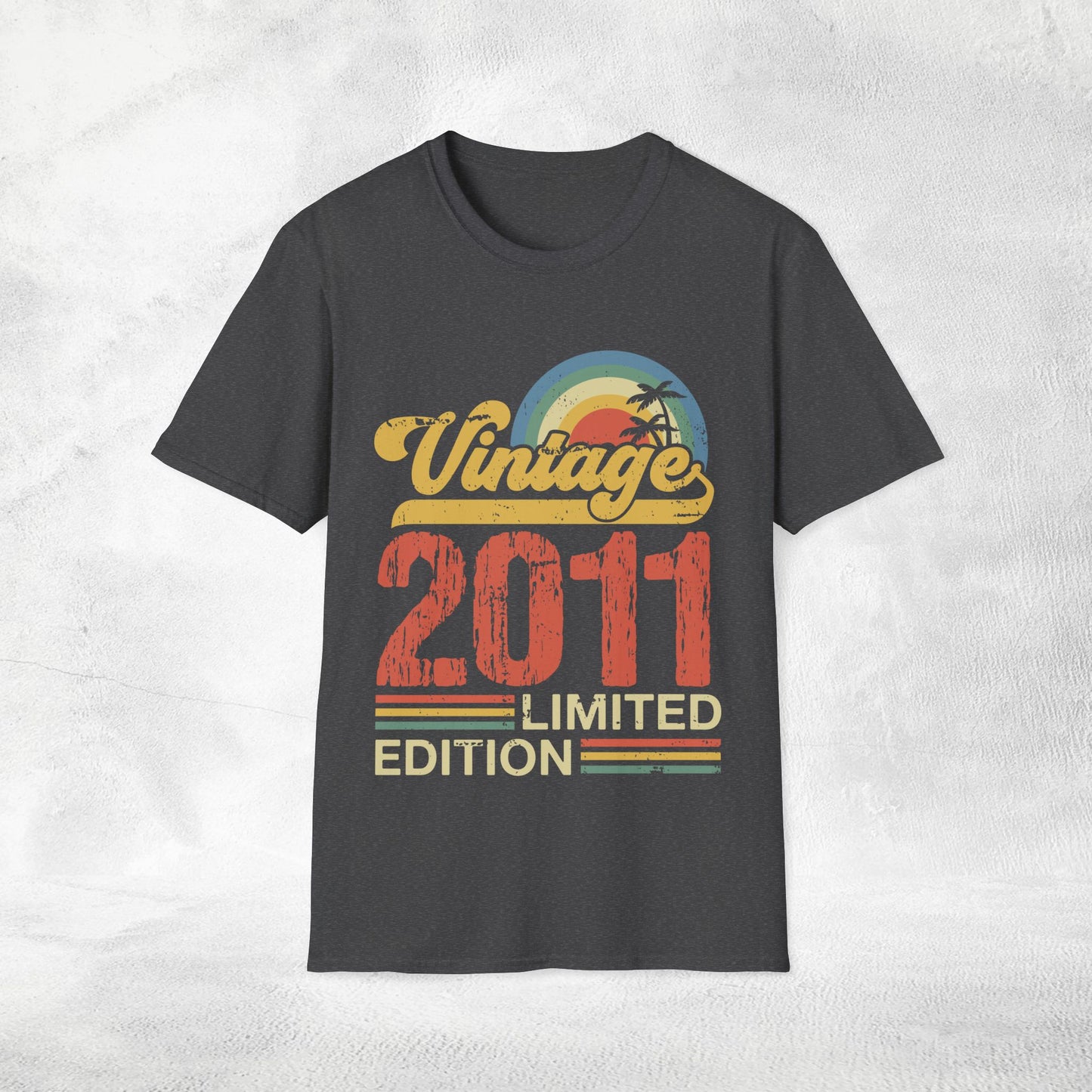 Unisex year of birth shirt 2011