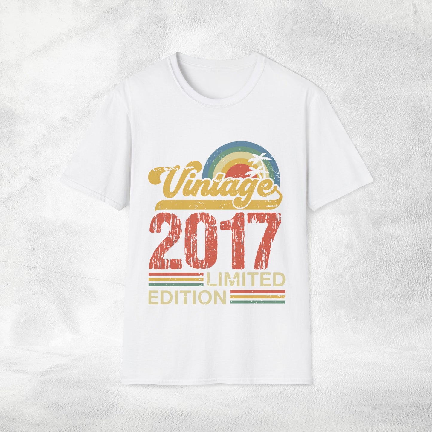 Unisex year of birth shirt 2017