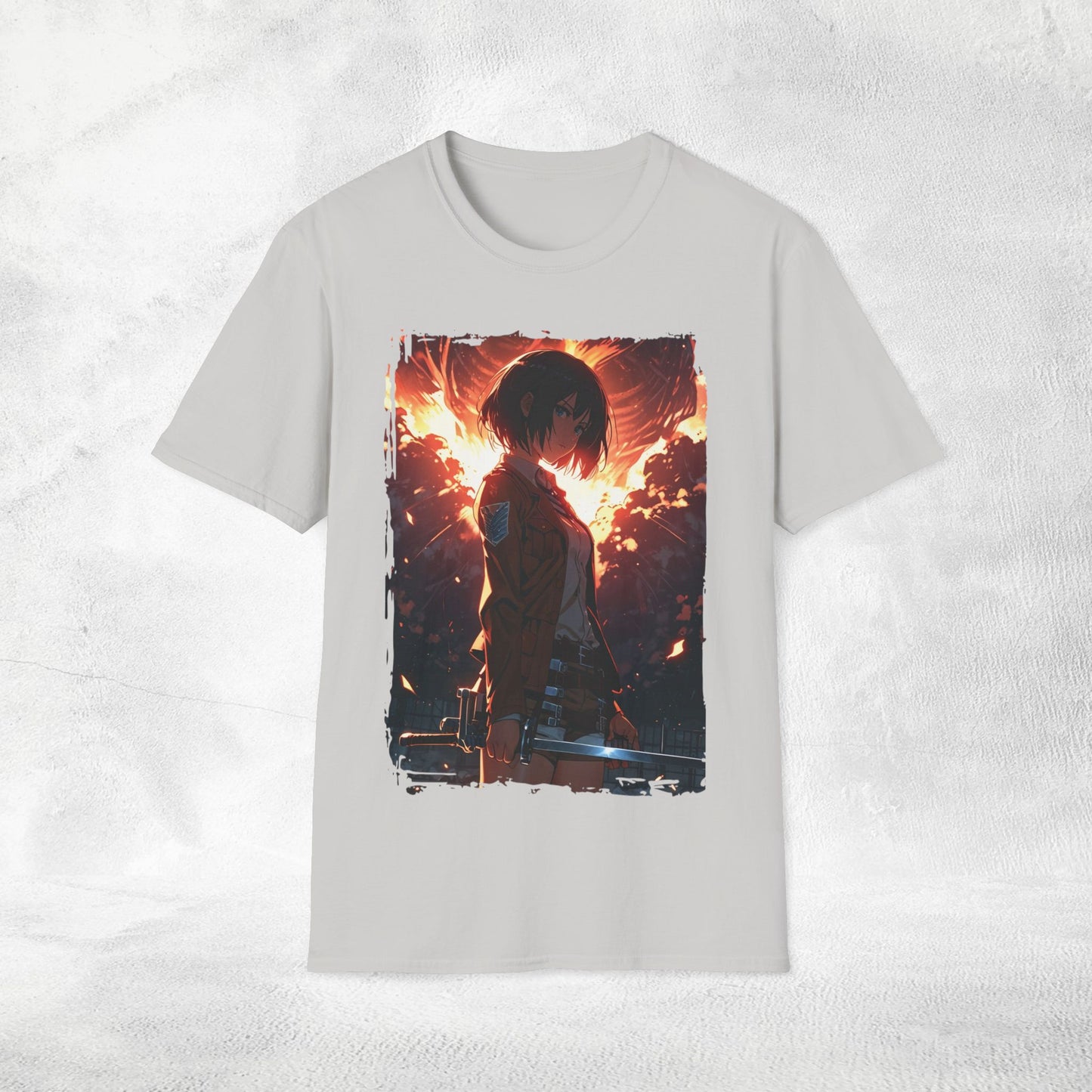 Unisex anime shirt Mikasa Ackerman