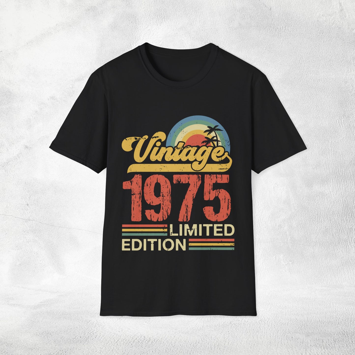 Unisex year of birth shirt 1975