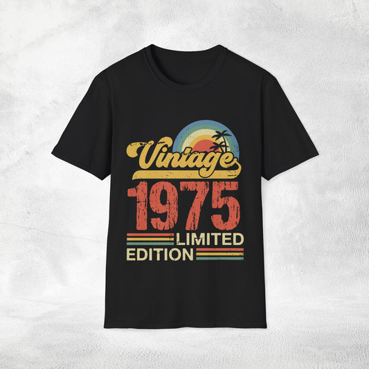 Unisex year of birth shirt 1975