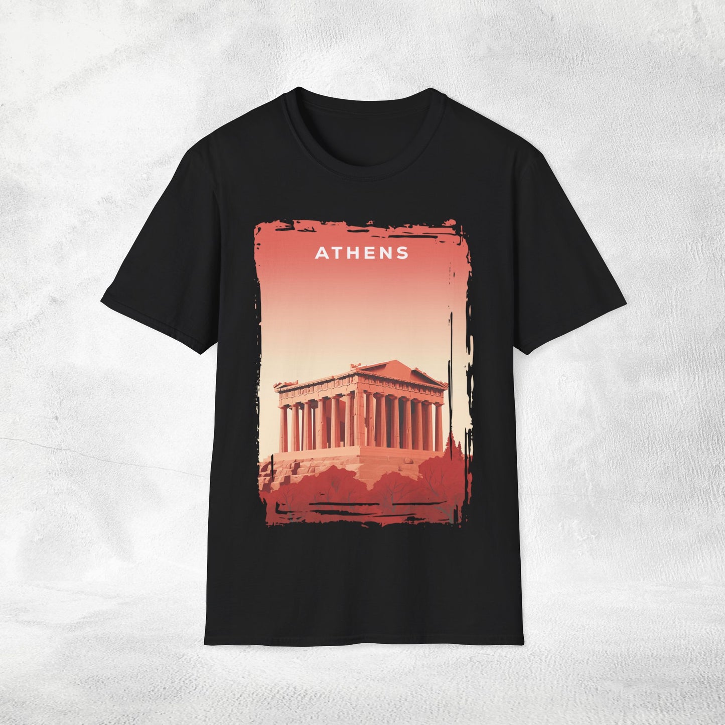 Women T-shirt Athens vacation tee