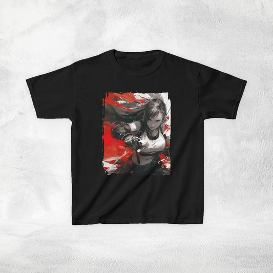 Kids gaming shirt Final Fantasy Tifa Lockhart