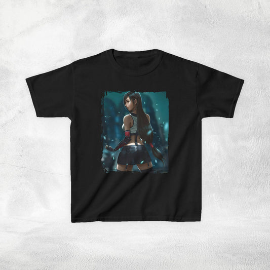 Kids gaming shirt Final Fantasy Tifa Lockhart