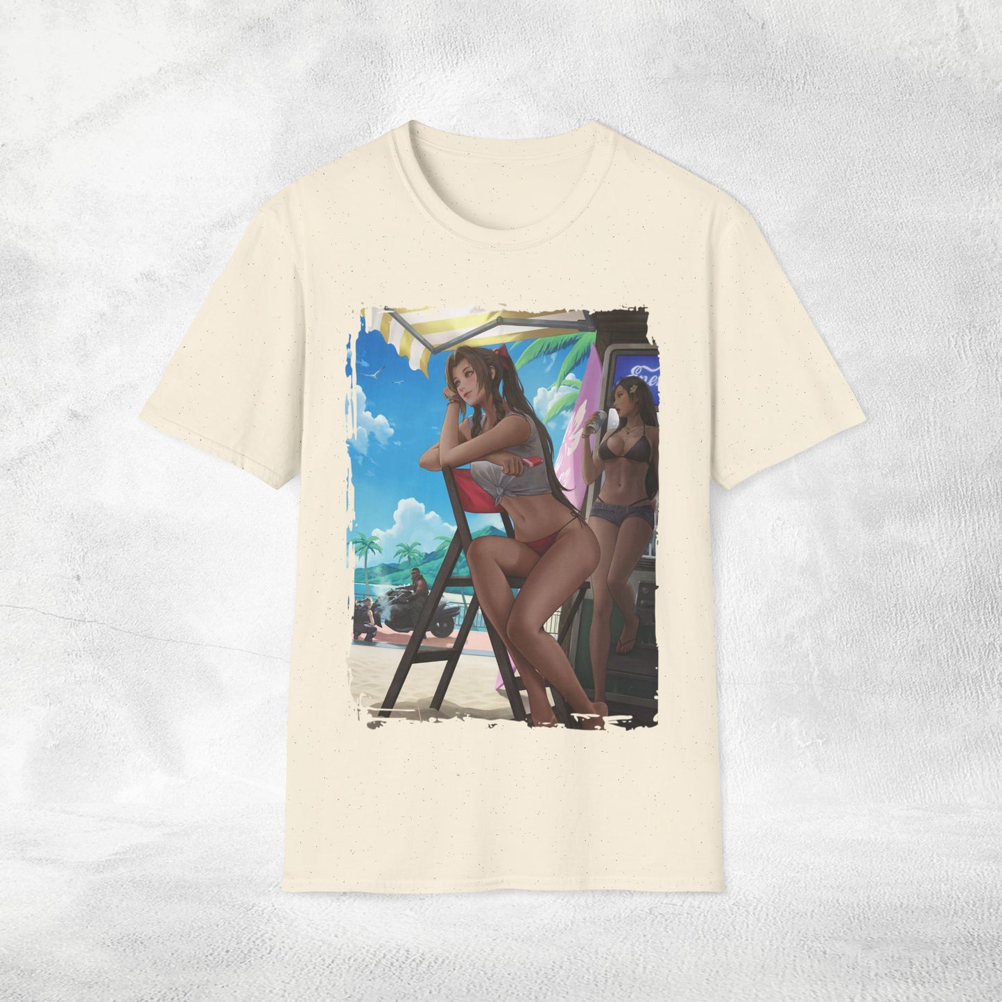 Unisex Gaming shirt Final Fantasy Aerith Gainsborough Tifa Lockhart