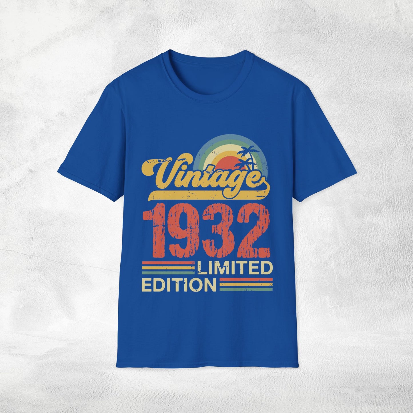 Unisex year of birth shirt 1932