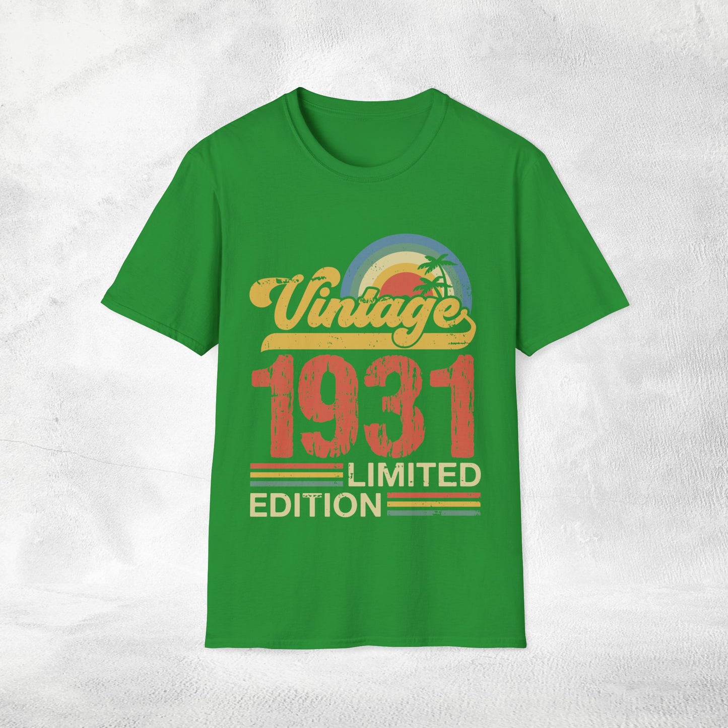 Unisex year of birth shirt 1931