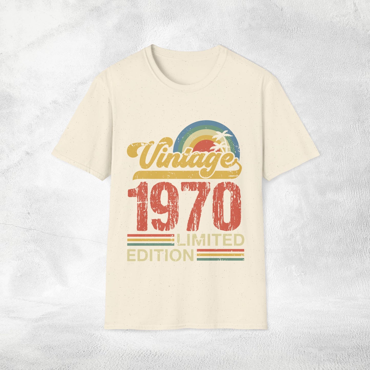 Unisex year of birth shirt 1970