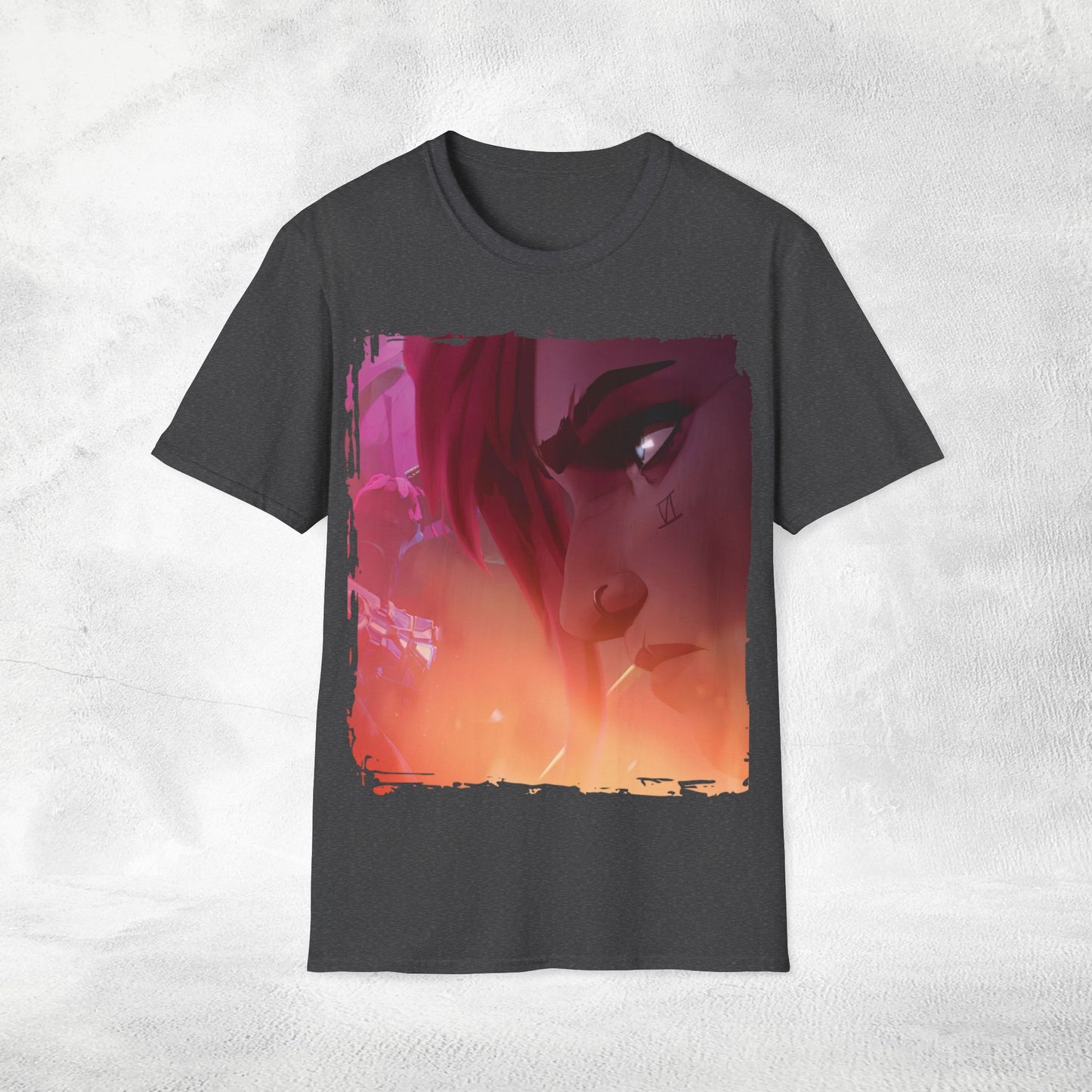 Unisex Gaming shirt Arcane Series LOL Vi