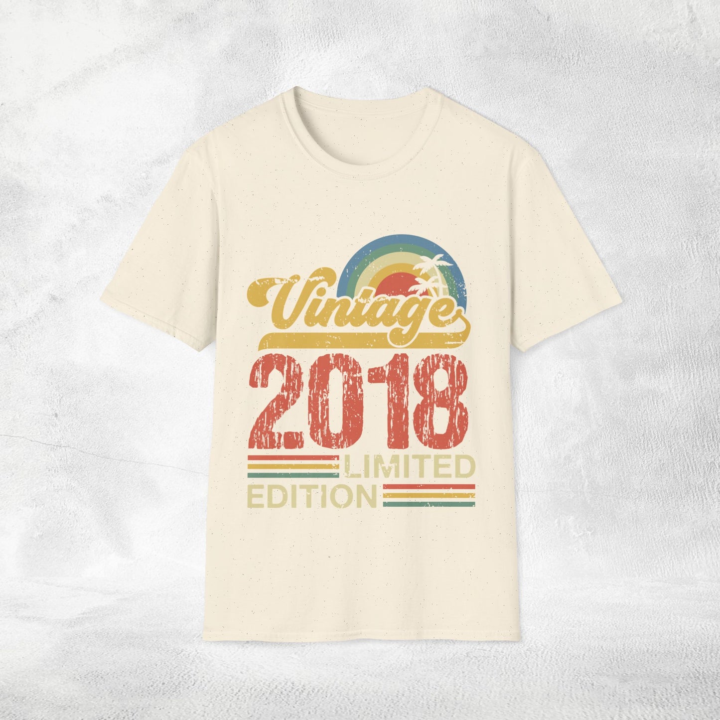Unisex year of birth shirt 2018