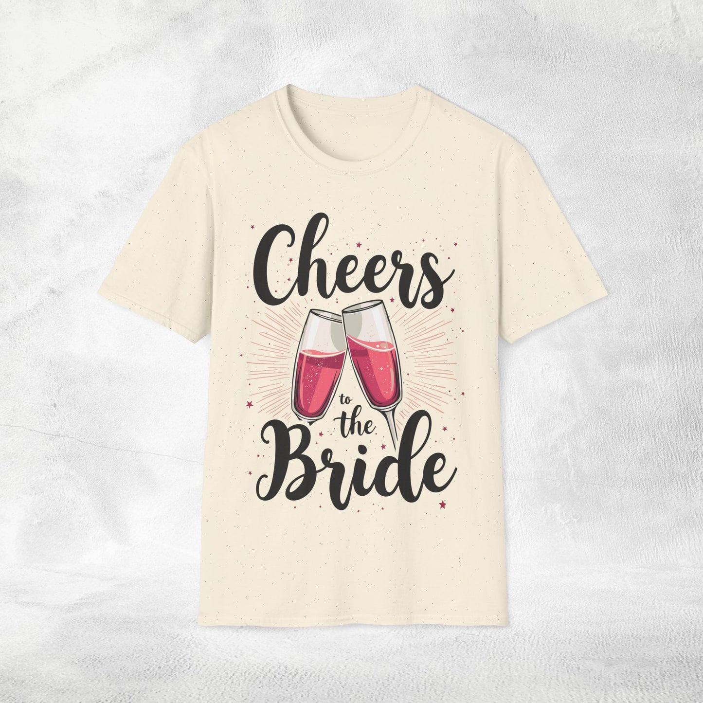 Women's T-Shirt Cheers the Bride bachelorette party