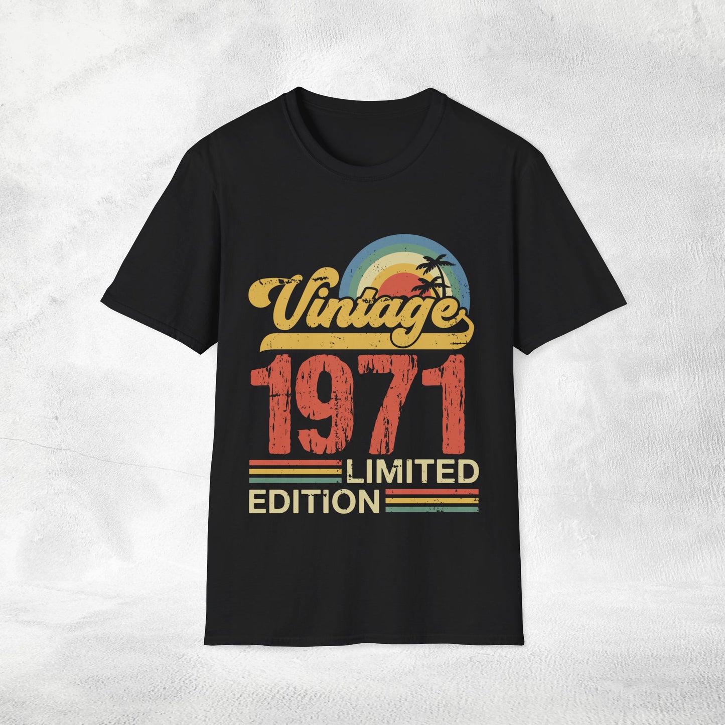 Unisex year of birth shirt 1971