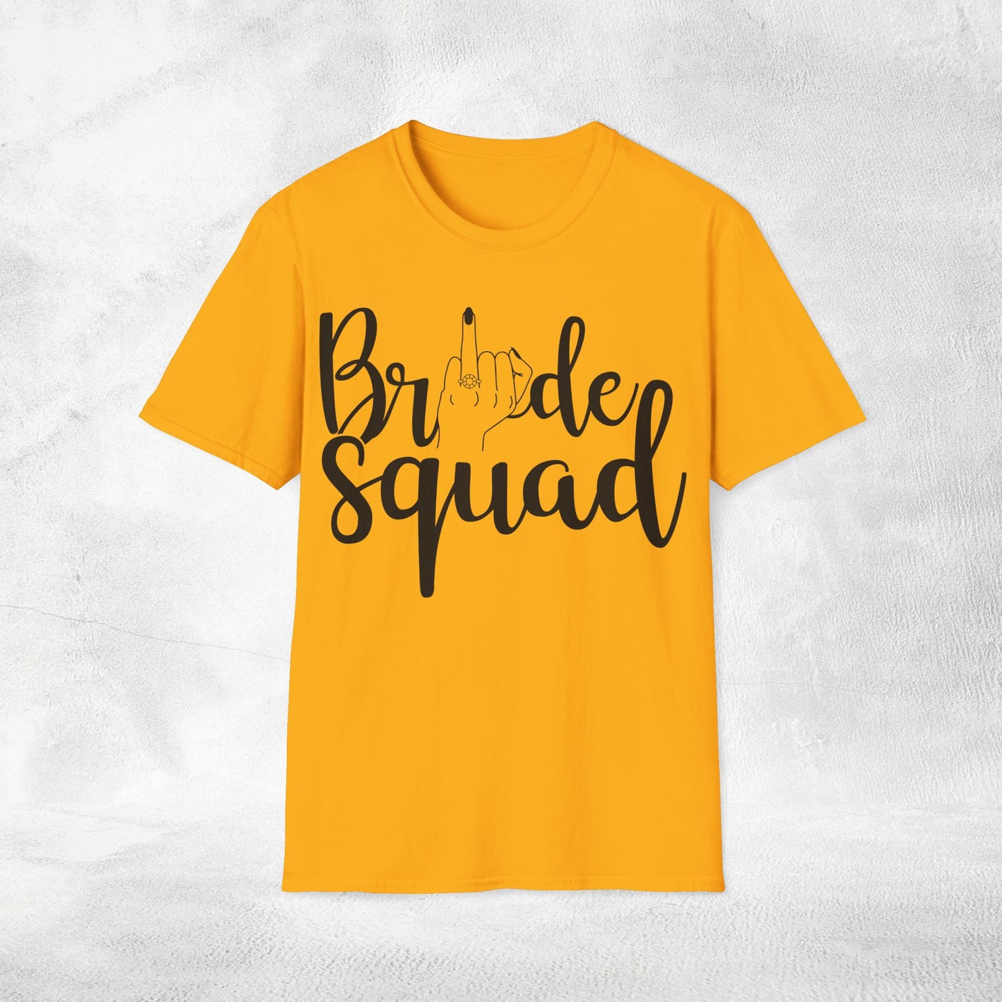 Women's T-Shirt bride squad bachelorette party