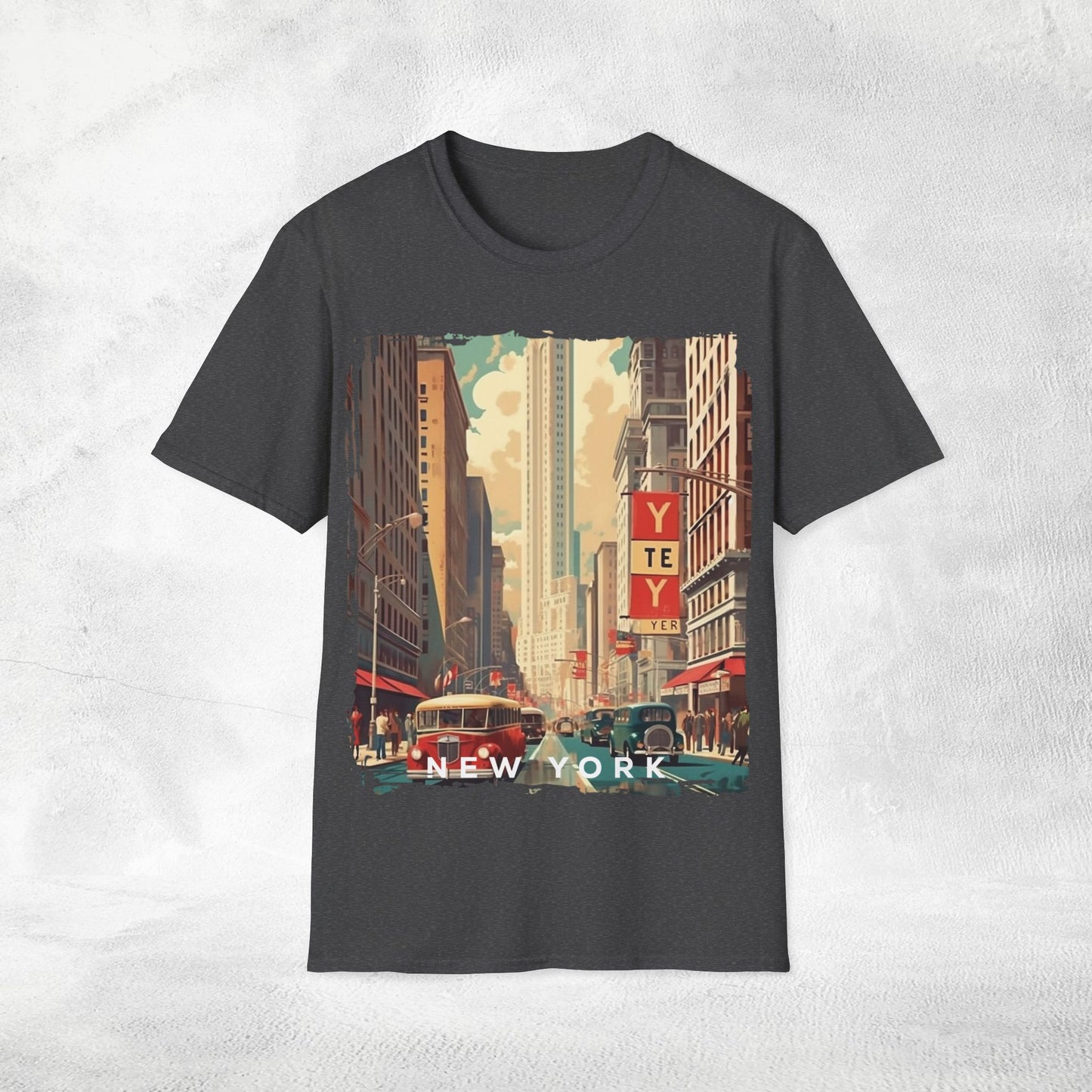 Women T-shirt New York vacation tee