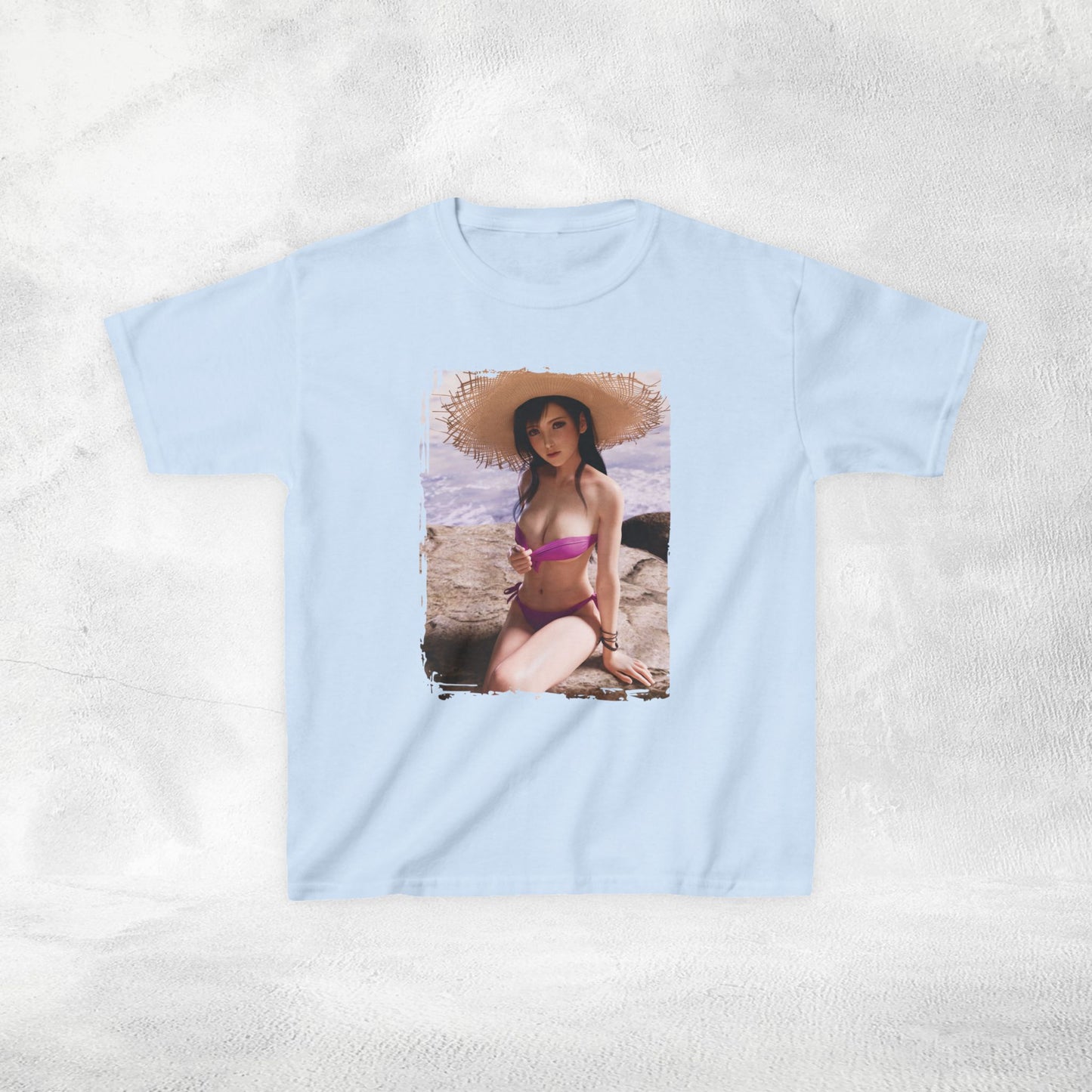 Kids  gaming shirt Final Fantasy Tifa Lockhart Swimsuit