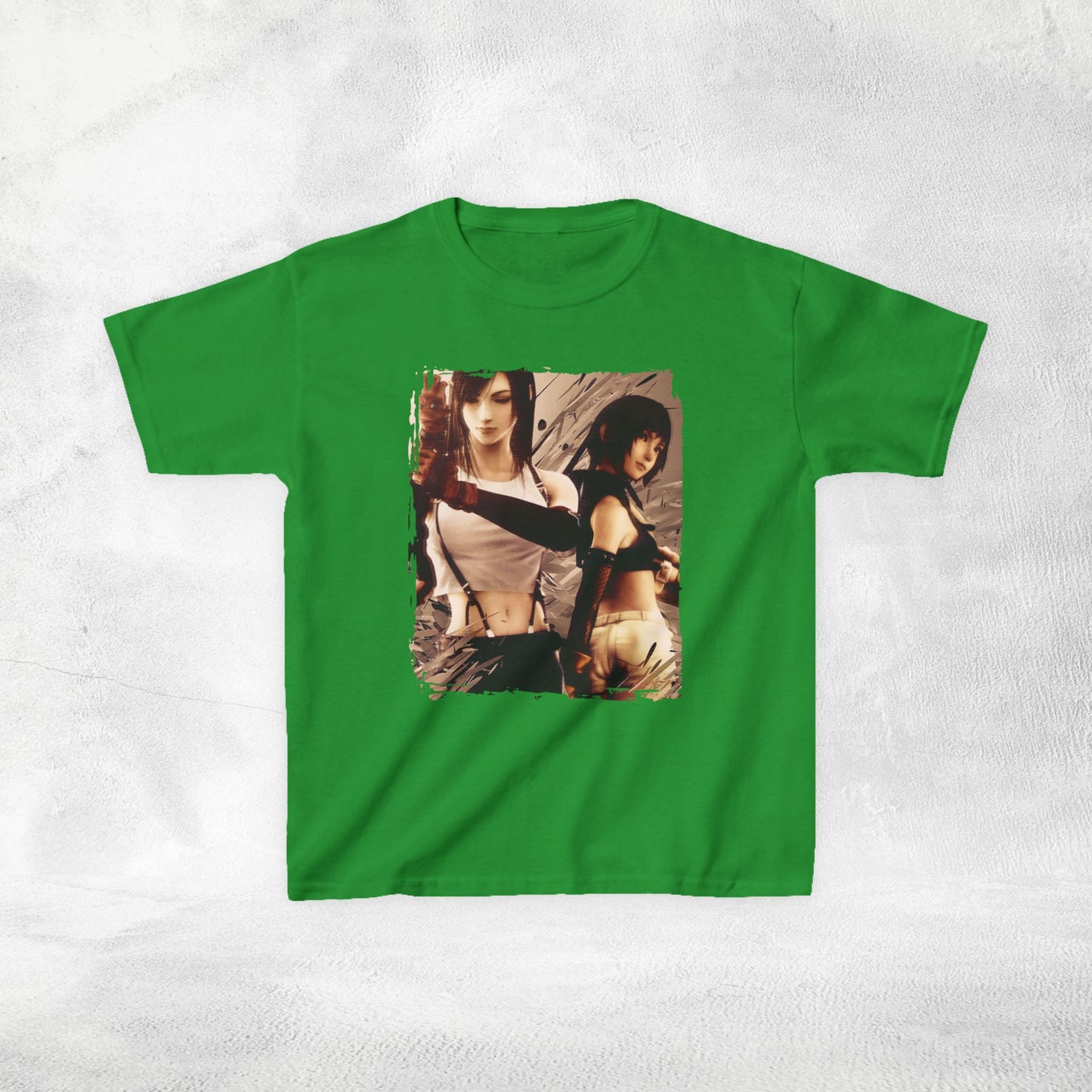 Kids gaming shirt Final Fantasy Tifa Lockhart and Yuffie Kisaragi