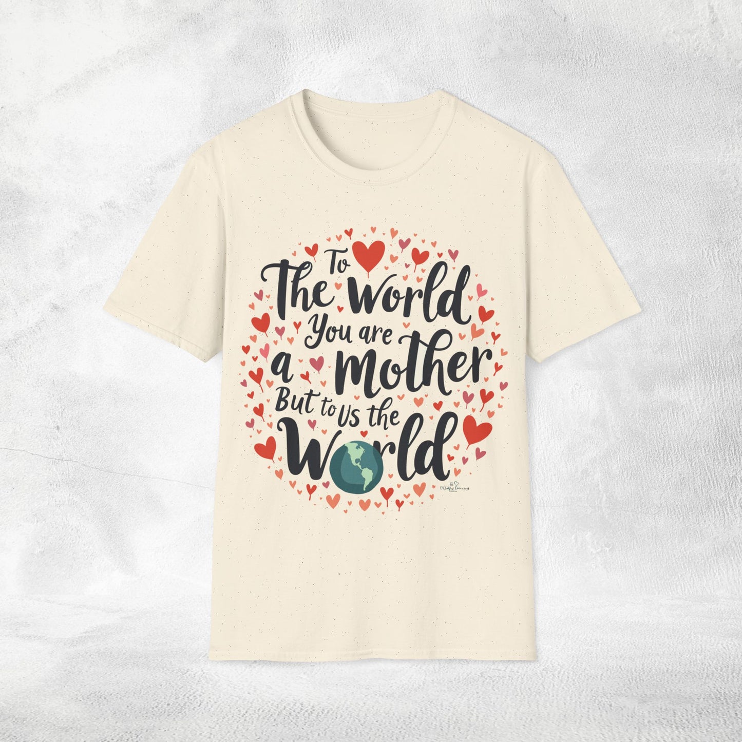 family shirt natural color edition the world