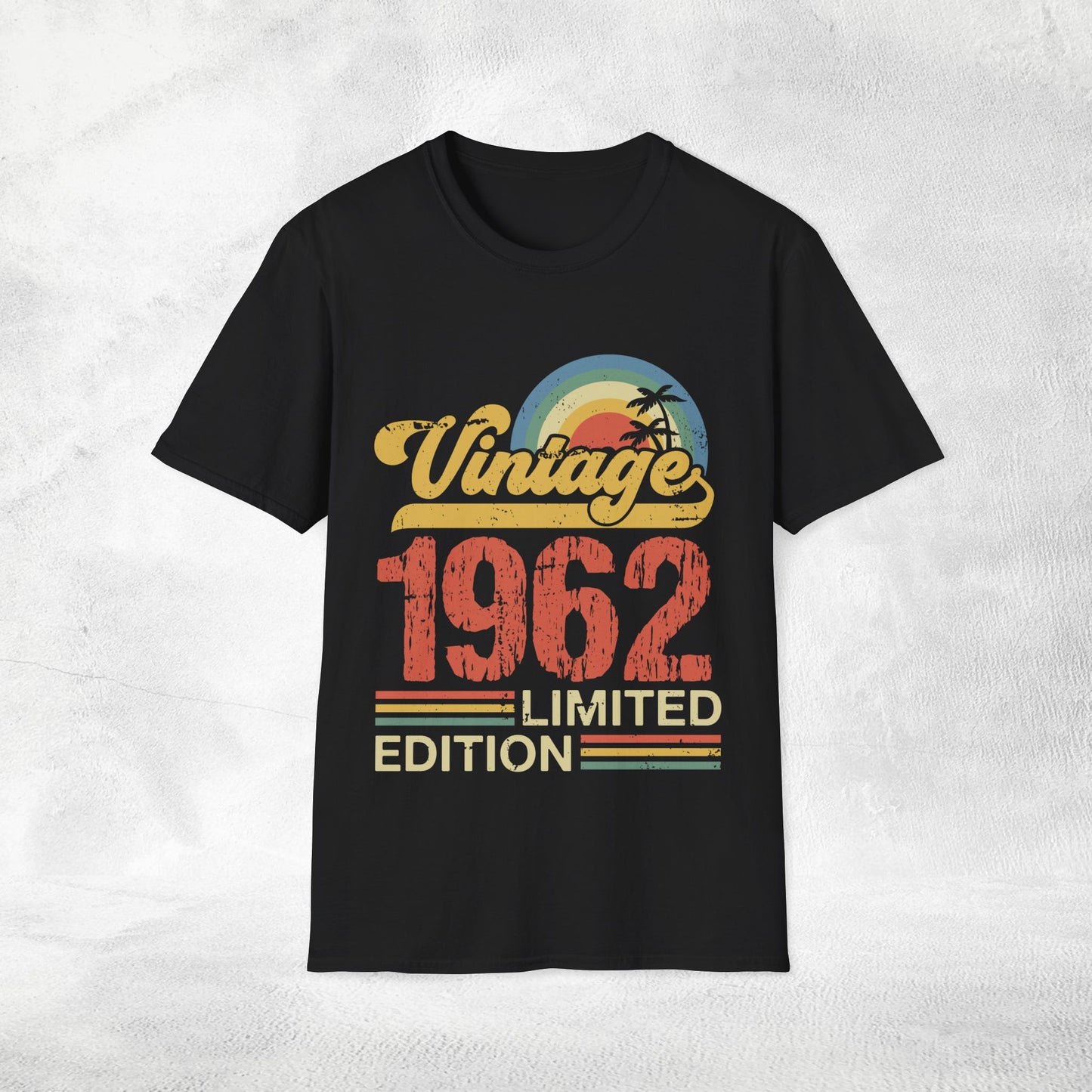 Unisex year of birth shirt 1962