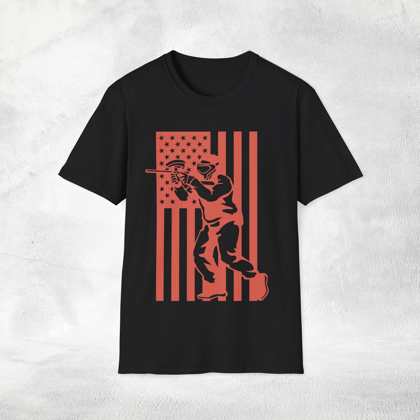 Unisex Paintball shirt flag